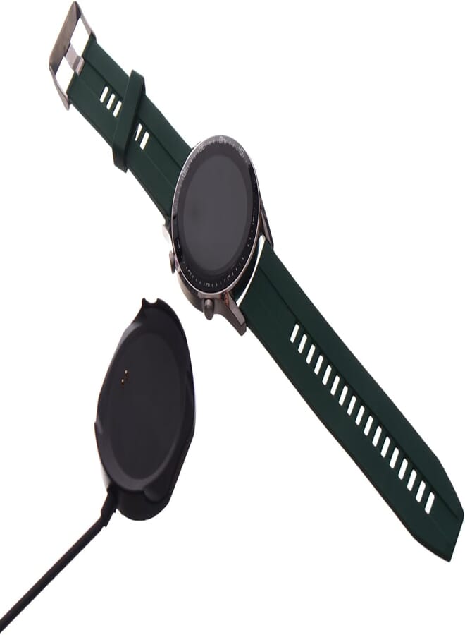 C2 Smart Bracelet Full Screen High Quality WaterProof Containing Silicone Band Rotating With Fast Charging Cable And Practical For Mans - Silver Green