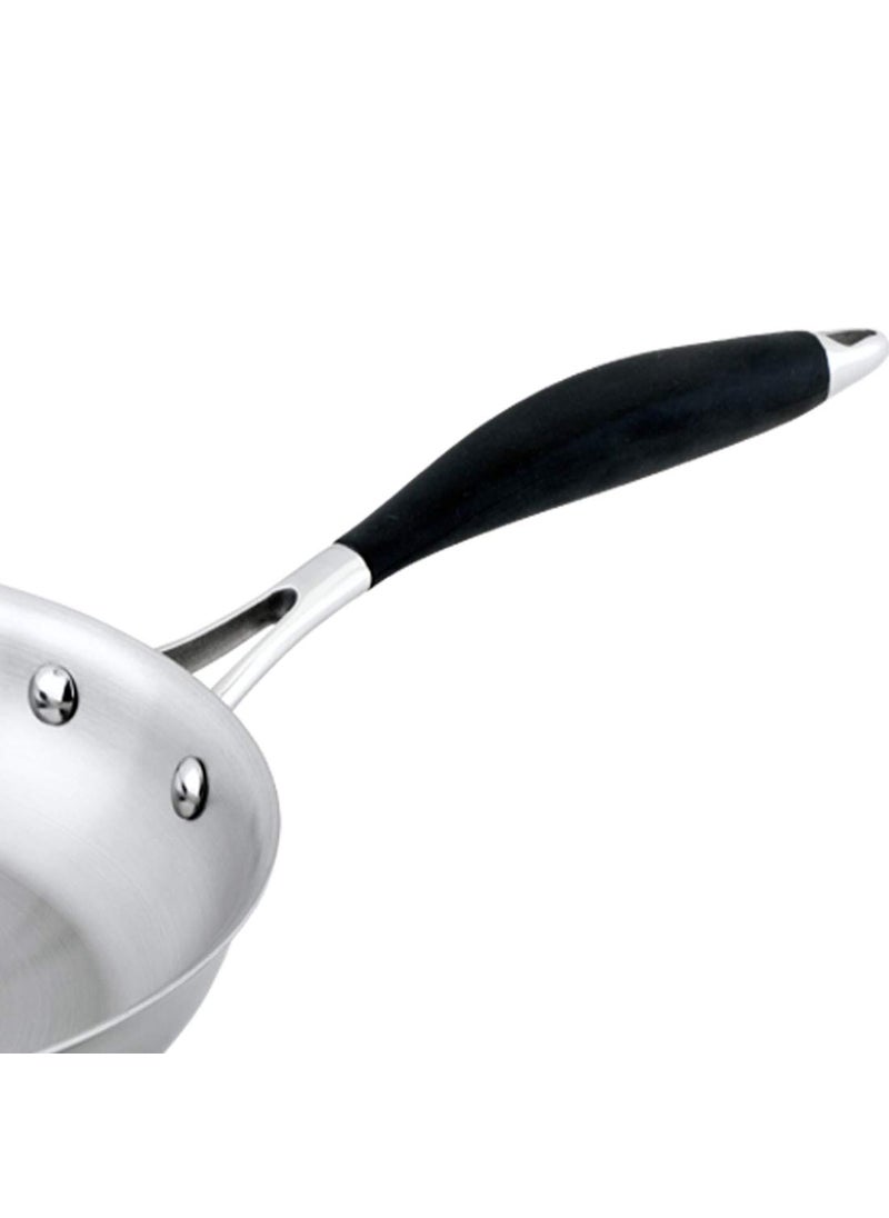Wonderchef - Wonderchef Stanton Stainless Steel Fry Pan, 1.4 Litres/20cm, Silver - Image 1