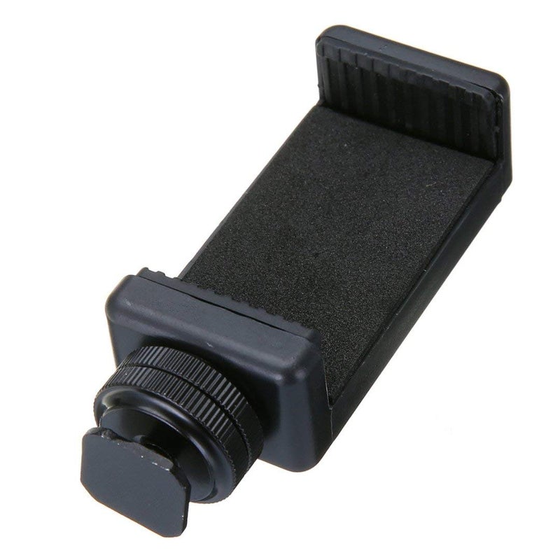 SHOPEE 1/4" Phone Clip Holder + Hot Shoe Adapter Mount Screw for Camera Black for Sony Canon Nikon DSLR(Pack of 5) - Image 2