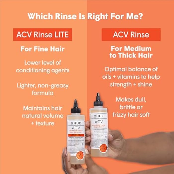 dpHUE Apple Cider Vinegar Hair Rinse - 8.5 oz, Pack of 2 - Shampoo Alternative, Scalp Cleanser & Post Workout Rinse - Removes Buildup & Sweat - Protects Natural Hair Oils - Image 4