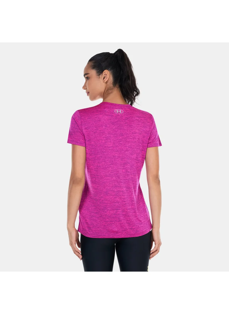 UNDER ARMOUR Women's Tech™ Twist V-Neck Training T-Shirt