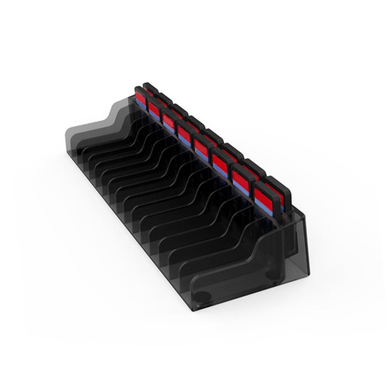 Vertical Game Card Holder Desktop Organizer Multiple Slots Storage - Image 5