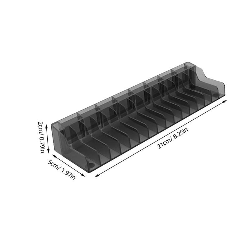 Vertical Game Card Holder Desktop Organizer Multiple Slots Storage - Image 3