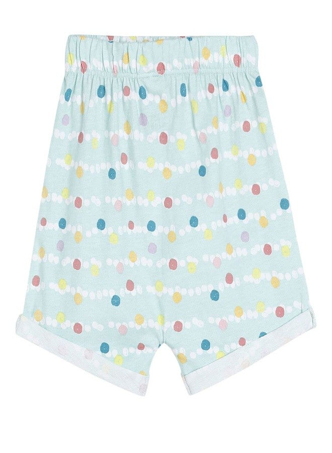 miniklub Baby Knitted Cotton Multi Color Short, Pack Of 3 (3-6M) - Image 5
