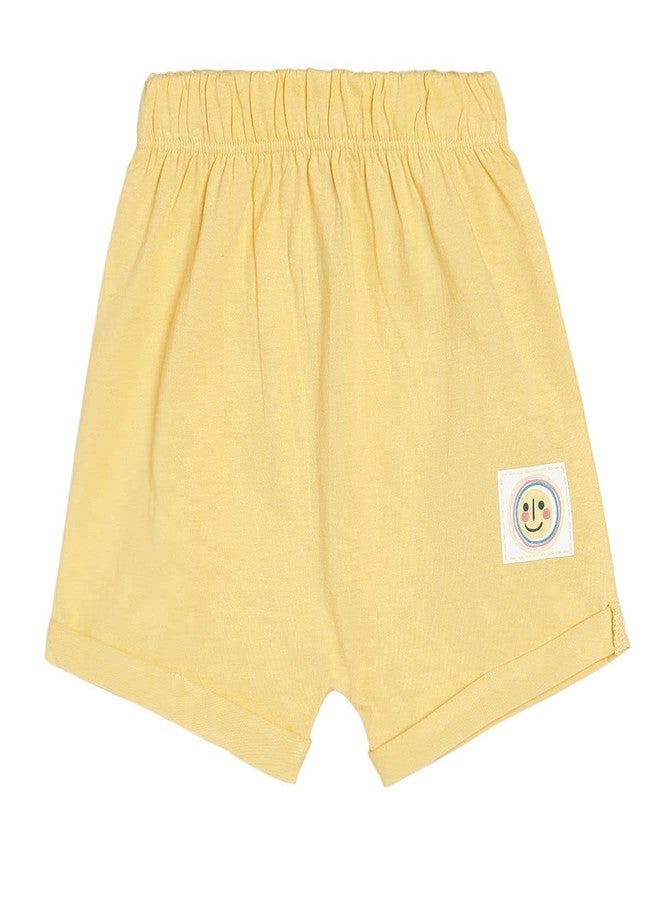 miniklub Baby Knitted Cotton Multi Color Short, Pack Of 3 (3-6M) - Image 2