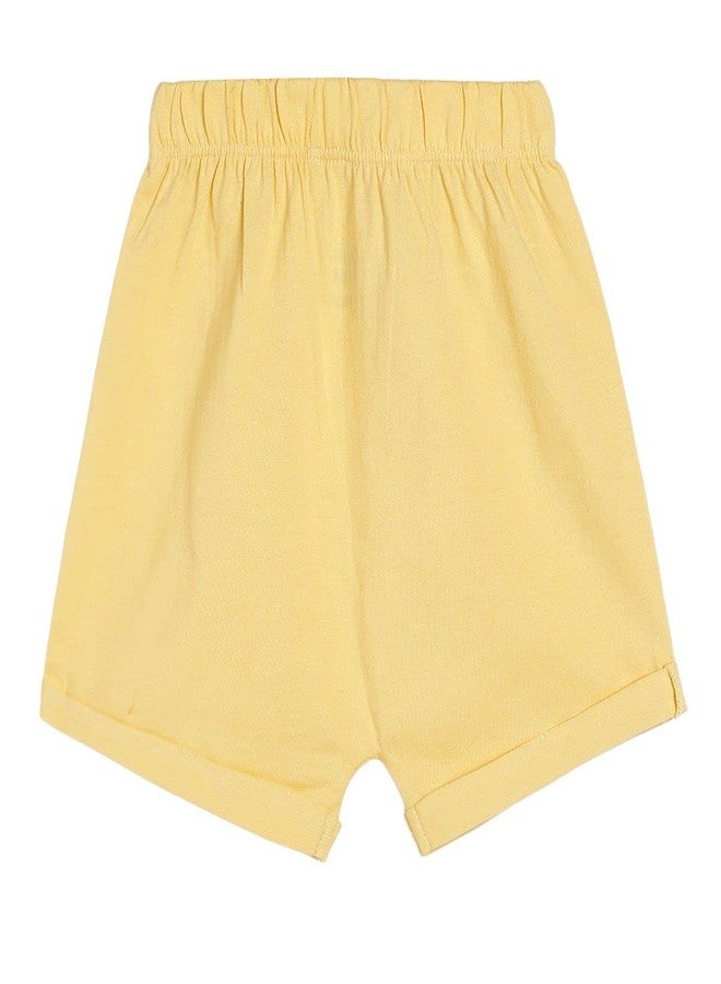 miniklub Baby Knitted Cotton Multi Color Short, Pack Of 3 (3-6M) - Image 3
