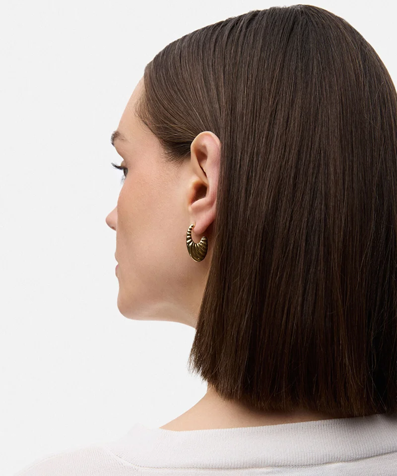 ابيكول Textured Earrings