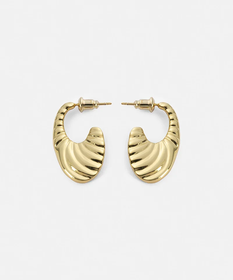 ابيكول Textured Earrings