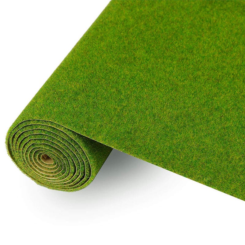 CP138 Artificial Model Grass Mat Trains Grass Green 40 x 100cm or 157x 39for Decoration Craft Scenery Model DIY