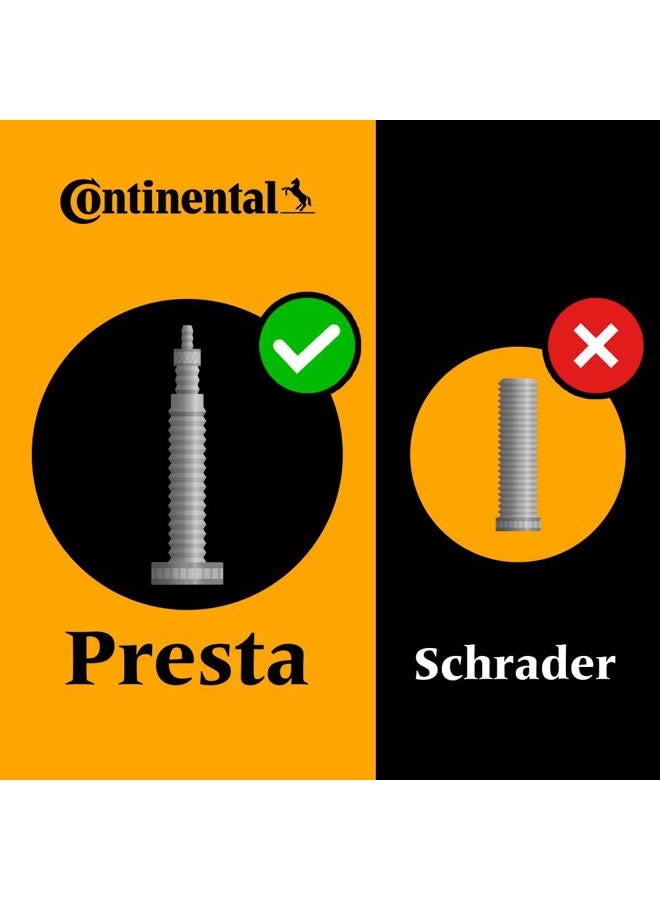 CONTINENTAL أنابيب داخلية MTB 29x1.75-2.5" / 47-622 -> 62-622 - صمام بريستا 42 مم (عبوة من 2 أنابيب) - Image 2
