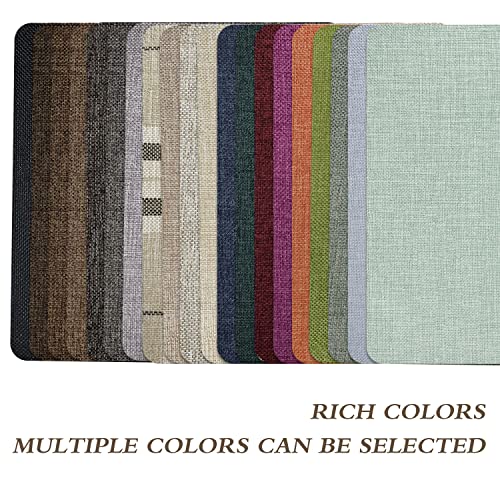 KING MOUNTAIN Coarse Linen Repair Patches, Self-Adhesive Linen Fabric Patches, 8X11 inch Extra Size, Multi Color.Can be Used for Linen Sofa Repair (8" x 11",Light Grey) - Image 3