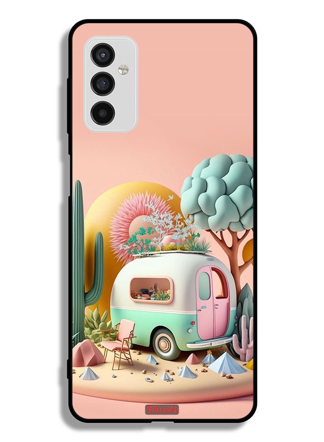 Tolwak Samsung Galaxy M52 5G Protective Case Cover Senercy Art - Image 2