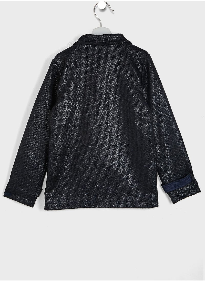 Pinata - Woolen Coat With Button Loops - Image 1