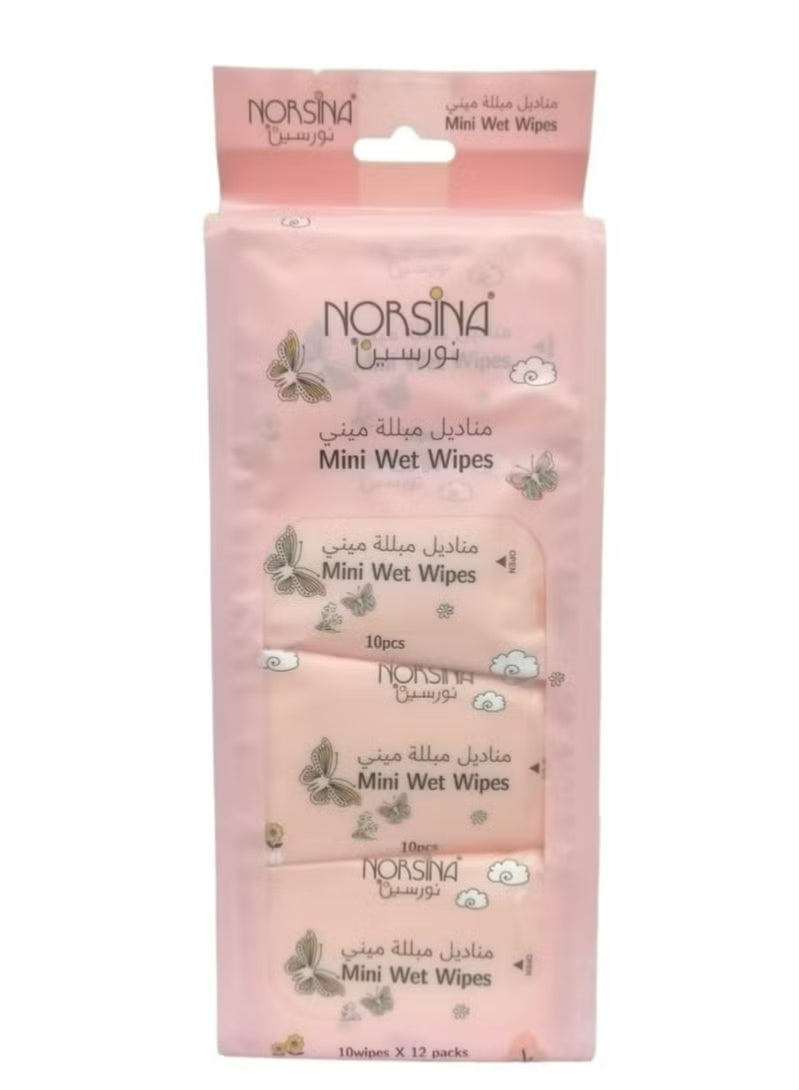 نورسينا مناديل مبللة ميني