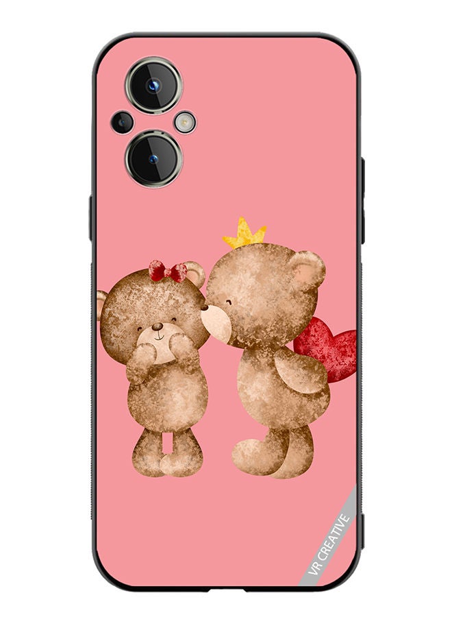 VR CREATIVE Protective Case Cover For OnePlus Nord N20 5G Bear Love Design Multicolour - Image 1