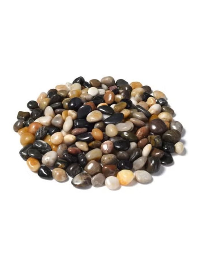 vsell24 10kg Decorative Natural River Pebbles 1–2cm Mixed Color Stones for Garden, Vase, Aquarium, Plant Pots & Home Décor - Image 5