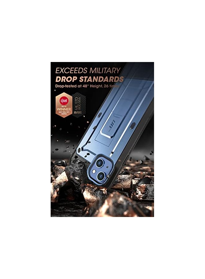 سوبكيس حافظة يونيكورن بيتل برو لهاتف آيفون 14 بلس 6.7 بوصة، مع واقي شاشة مدمج ومسند ومشبك حزام وحافظة متينة شديدة التحمل - Image 3