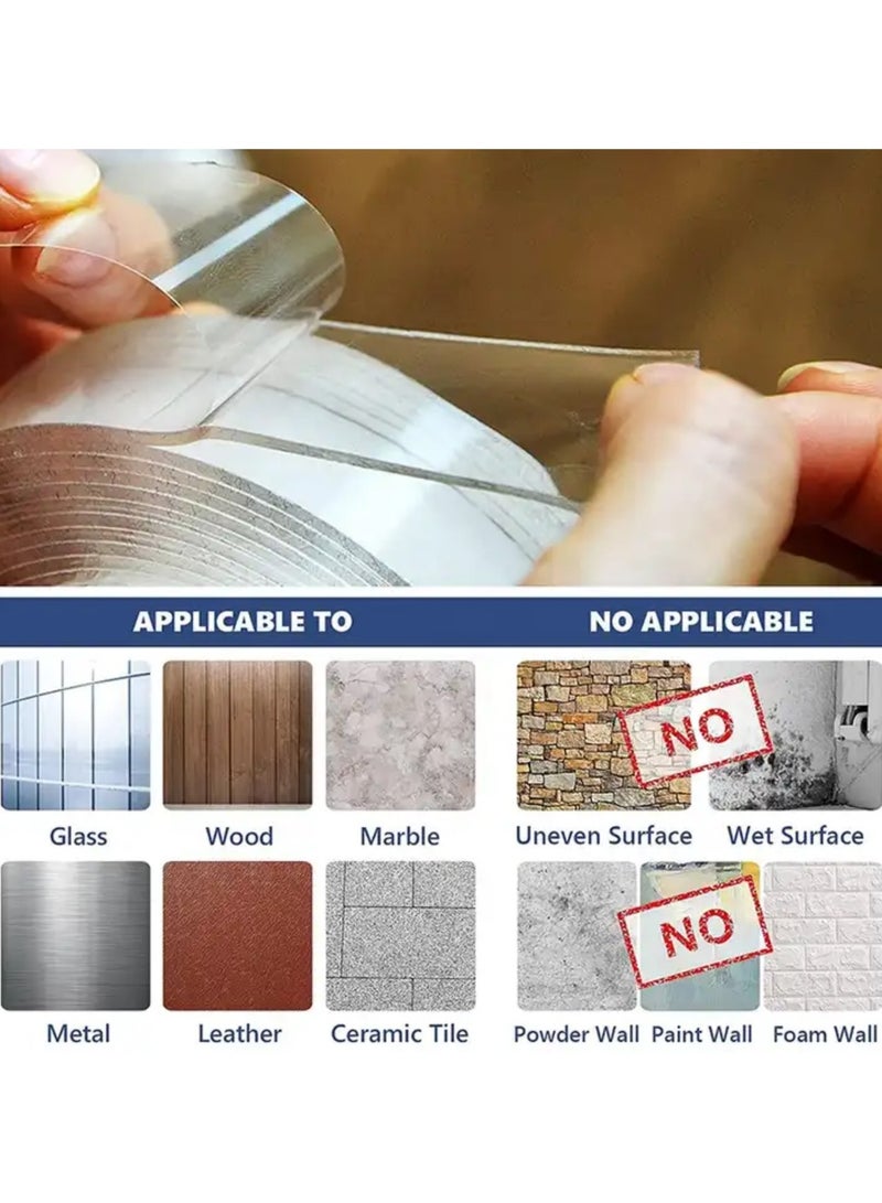 Generic Double Sided Heavy Duty Tape Clear  - Image 3