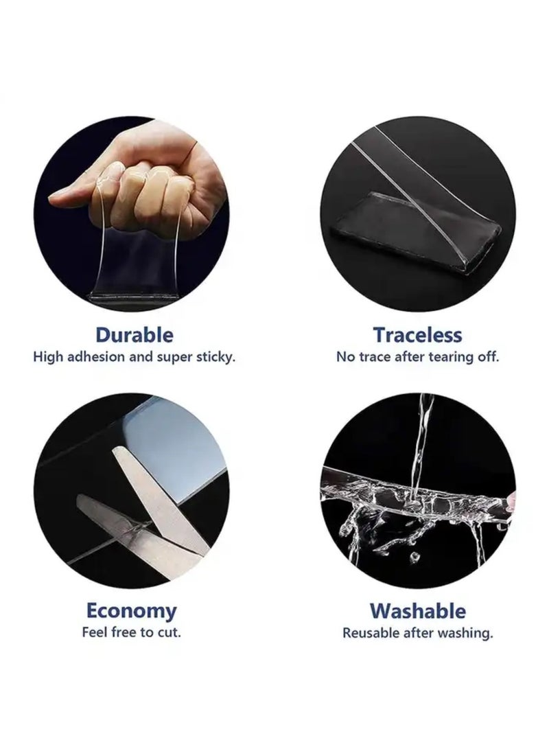 Generic Double Sided Heavy Duty Tape Clear  - Image 4
