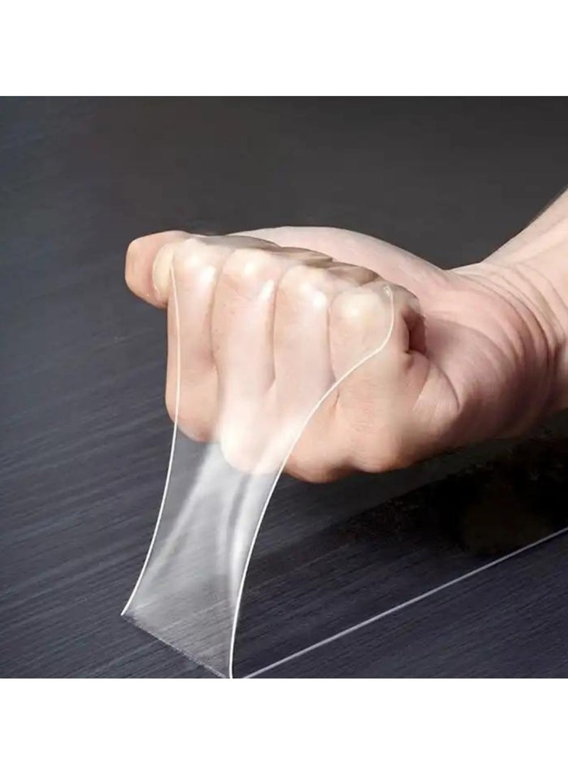 Generic Double Sided Heavy Duty Tape Clear  - Image 5
