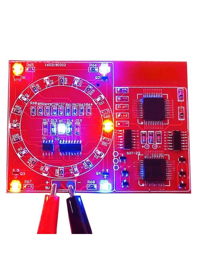 Gikfun DIY SMD SMT Welding Practice Soldering Skill Training Board NE555 CD4017 Water Flowing Led DIY Kit EK1885 - Image 1