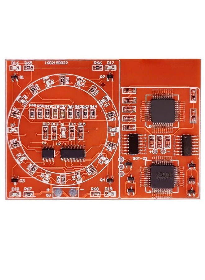 Gikfun DIY SMD SMT Welding Practice Soldering Skill Training Board NE555 CD4017 Water Flowing Led DIY Kit EK1885 - Image 5