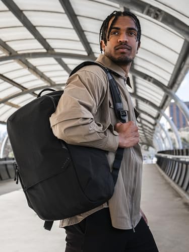 ALPAKA Elements Backpack Pro 24L Black Laptop Backpack Fits 16 Laptop with Dual Bottle Pockets Travel Backpack for Men WeatherResistant 400D Axoflux Fabric for Business or College - Image 3