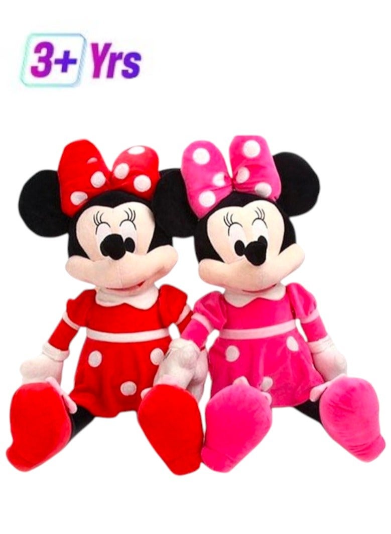 Minnie Mouse 2-Piece Minnie Mickey Mouse Animal Plush Toy 35cm - Image 1