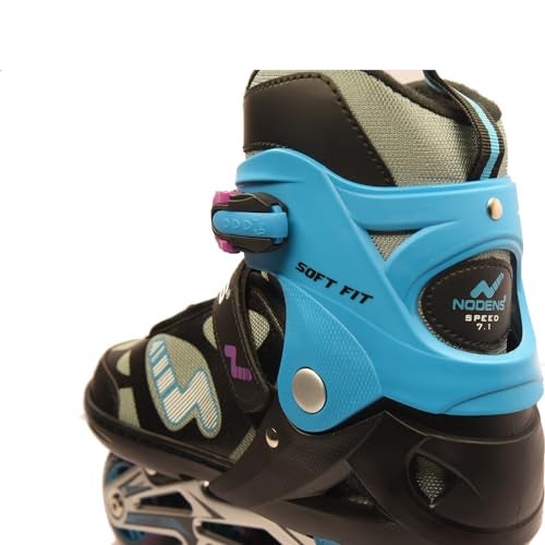NODENS Adjustable Inline Roller Skates-Pack of 1 Pair (Medium (34-37), Supreme) - Image 4