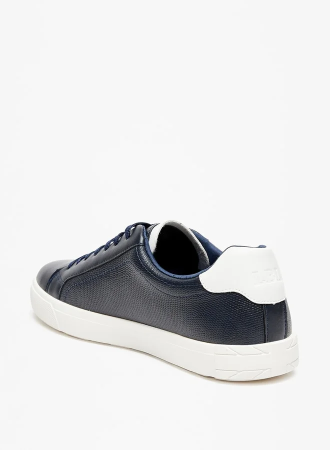 LBL by Shoexpress Men Solid Low Ankle Sneakers with Lace-Up Closure