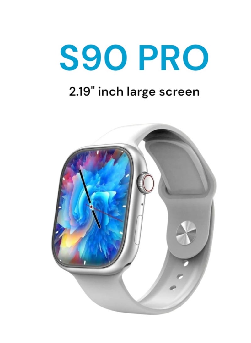 S9 Pro Smartwatch – 2.19" Large Display, Full Touchscreen, Magnetic Charger, Interchangeable Strap - Image 1