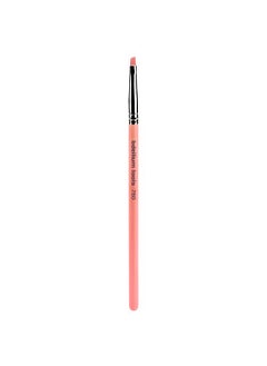 Bdellium Tools Bdellium Tools Professional Makeup Brush - Pink Bambu Series 760 Liner/Brow - With Soft Synthetic Fibers, For Eyes & Brows (Pink, 1pc) 