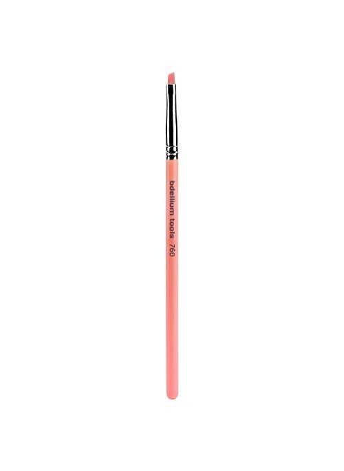 Bdellium Tools Bdellium Tools Professional Makeup Brush - Pink Bambu Series 760 Liner/Brow - With Soft Synthetic Fibers, For Eyes & Brows (Pink, 1pc) 
