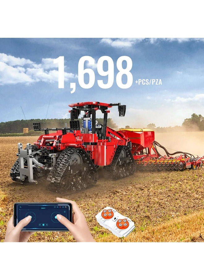 mould king Crawler Tractor Building Toys, 1698 Pieces 4X4 Tracked Tractor Building Sets For Adults/Kids Age 8+, Construction Vehicle Model Blocks Kit Creative  - Image 2