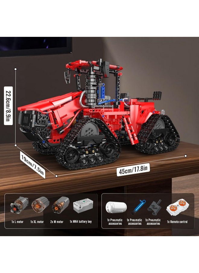 mould king Crawler Tractor Building Toys, 1698 Pieces 4X4 Tracked Tractor Building Sets For Adults/Kids Age 8+, Construction Vehicle Model Blocks Kit Creative  - Image 5