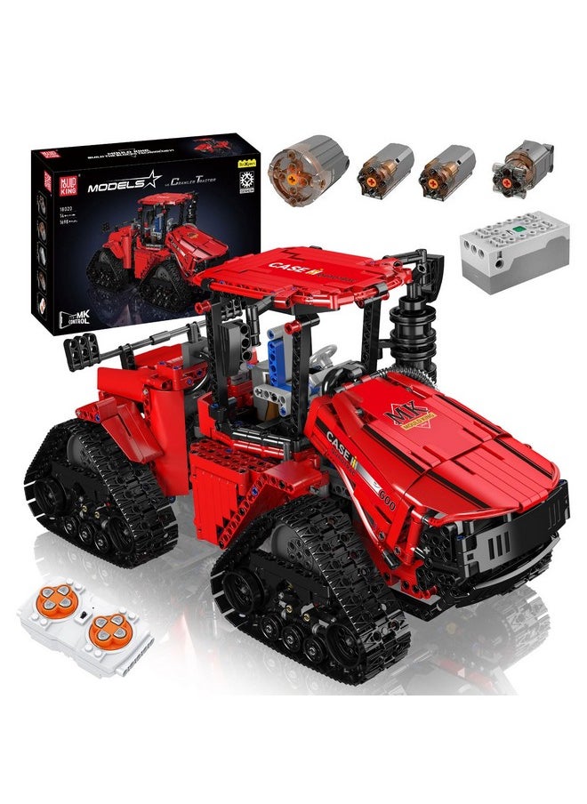mould king Crawler Tractor Building Toys, 1698 Pieces 4X4 Tracked Tractor Building Sets For Adults/Kids Age 8+, Construction Vehicle Model Blocks Kit Creative  - Image 1
