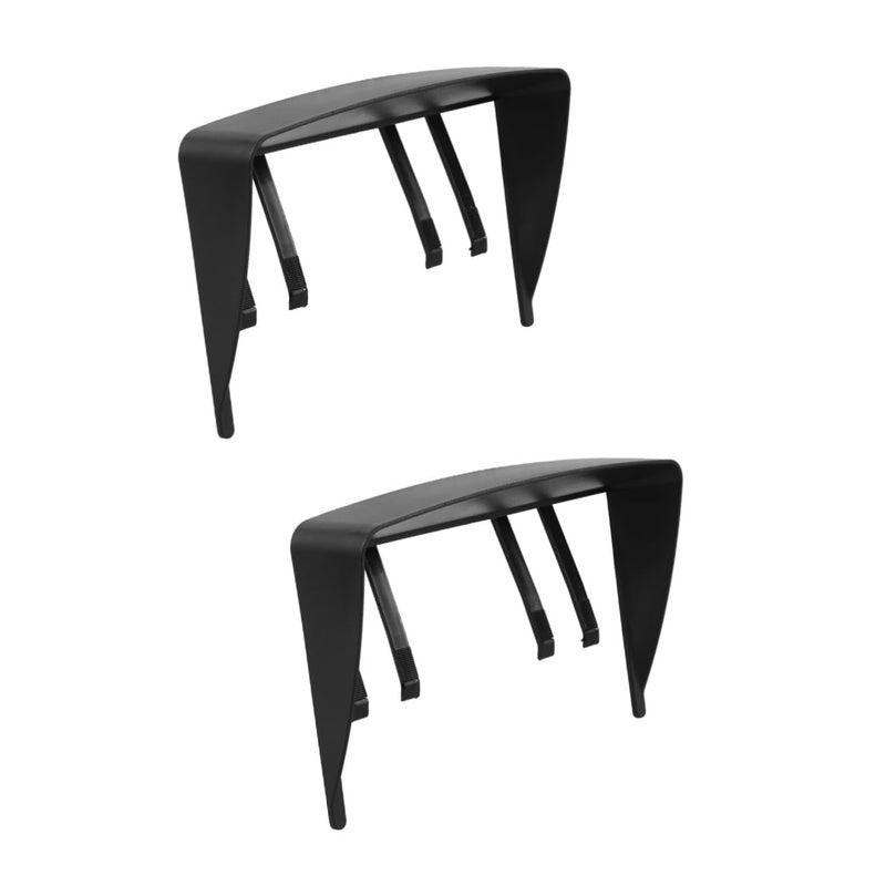 2 Pack Portable GPS Sunshade Visor Anti Glare Screen Protector for Car Truck Navigation - Image 2