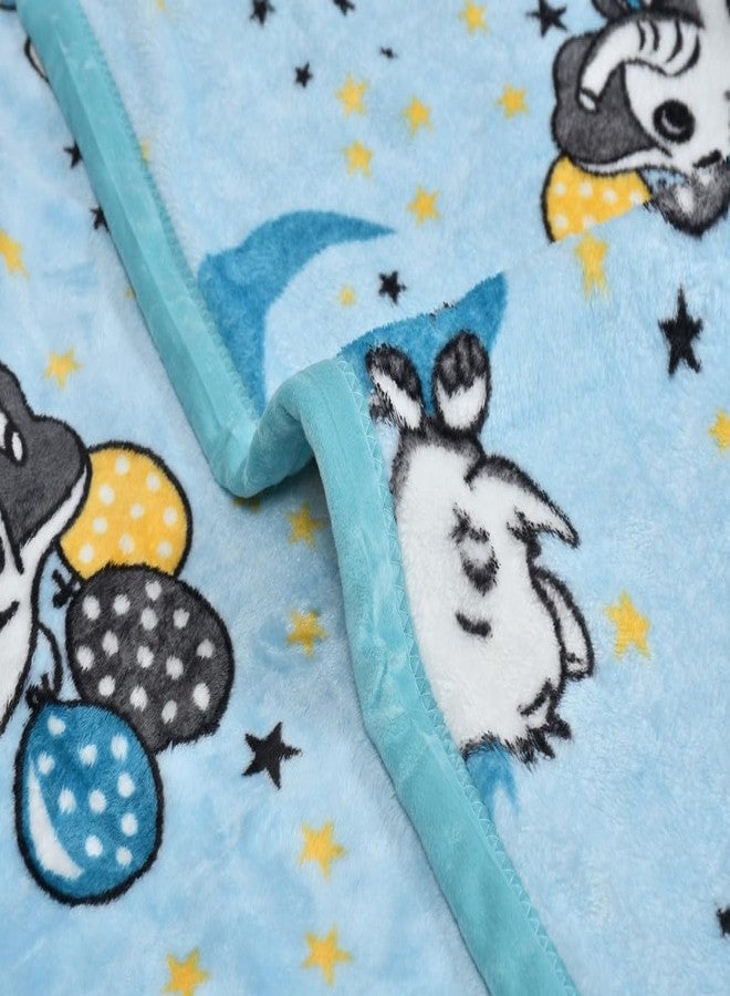 PWI Supersoft Baby Blanket Wrapper for Newborn | 30x40 inches | Lightweight AC Blanket for 0-2 Years | Ultra Soft & Skin-Friendly | Pack of 1 -Blue - Image 5