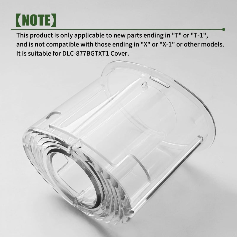 Vsttar DLC-018BGTXT (DLC-018BGTXT-1) Large Pusher and Sleeve Assembly Fit for Food Processors, Compatible with Cuisinart Tritan Custom Food Processor DFP-11, DLC-8S, DLC-8SY, DFP-11 Deluxe 11,DLC -5,DLC-7FPC - Image 5