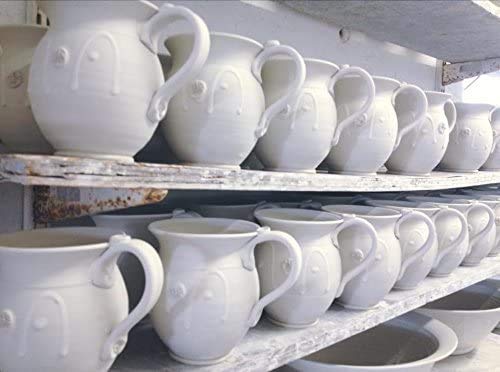 Castle Arch Pottery Ireland Castle Arch Pottery Irish Pottery Coffee & Tea Mugs. Set of Two Hand-Thrown Cups 300ml with Celtic Spiral Motif - Handcrafted In Ireland - Lead & Cadmium Free, Irish Gifts For Men & Women - Image 5