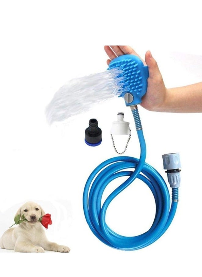 Pet bathing tool, shower 2 in 1 functional pet tool sprayer and scrubber indoor/outdoor use - pzsku/Z23109C7C57B2C789B9BFZ/45/_/1721210740/3a1f76b8-20bd-41a3-a56a-42d16f629d10