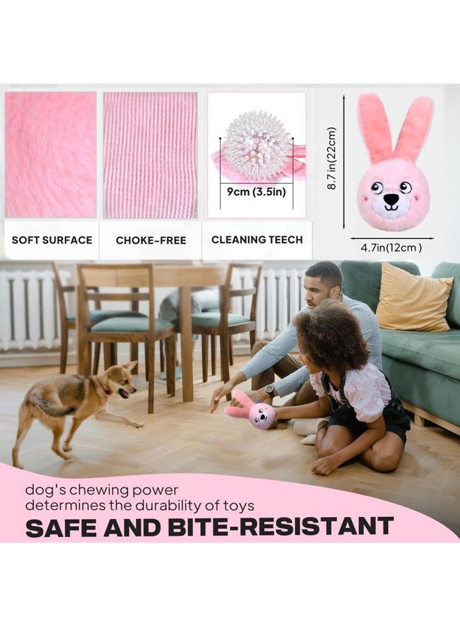 fida Squeaky Dog Toys for Aggressive Chewers 3 in 1 Dog Chew Toys with 3 Layers Interactive Dog Toys for Large Dogs Balls Keep Them Busy for p - Image 5
