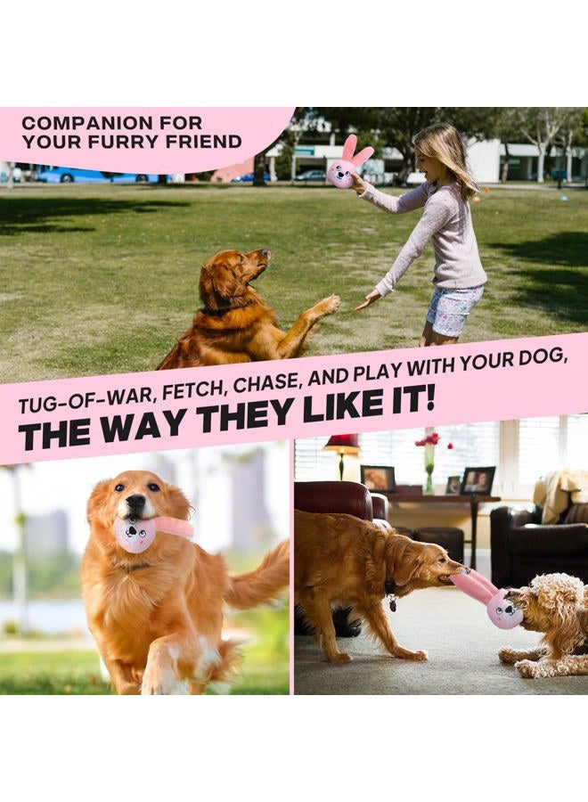 fida Squeaky Dog Toys for Aggressive Chewers 3 in 1 Dog Chew Toys with 3 Layers Interactive Dog Toys for Large Dogs Balls Keep Them Busy for p - Image 4