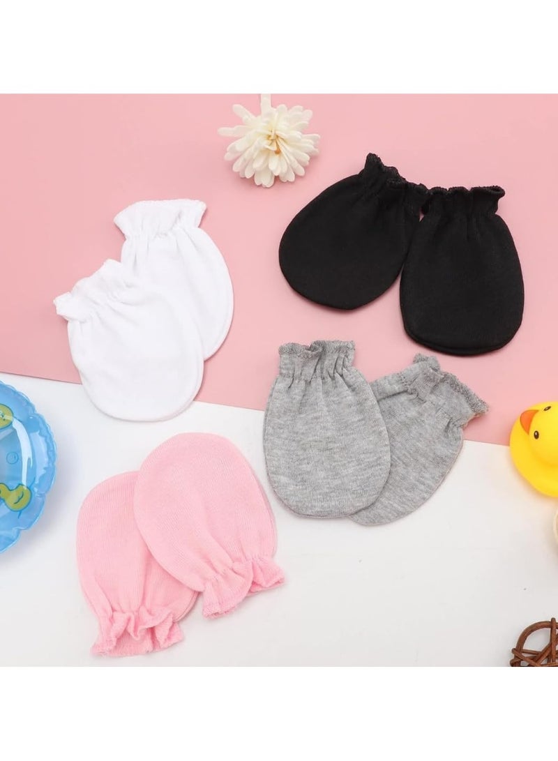 Newborn Baby Mittens Size 0-6 Months - Made of Soft Organic Materials, No Risk of Scratches, and in Fun Colors - Image 5