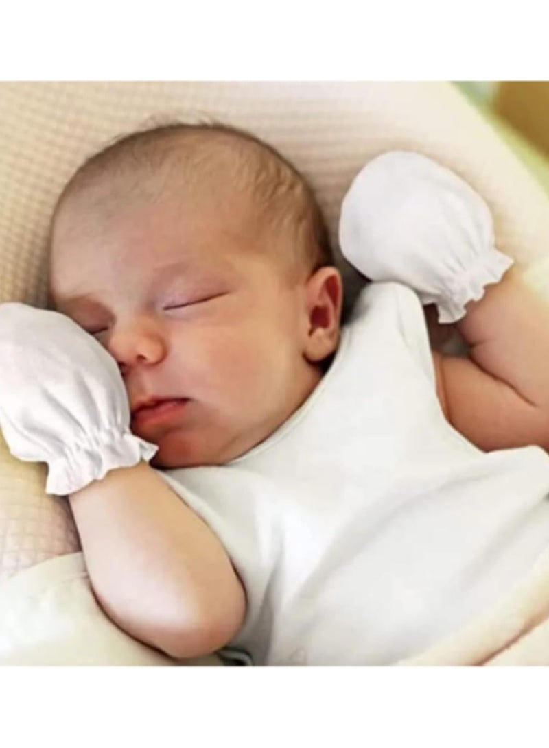 Newborn Baby Mittens Size 0-6 Months - Made of Soft Organic Materials, No Risk of Scratches, and in Fun Colors - Image 4
