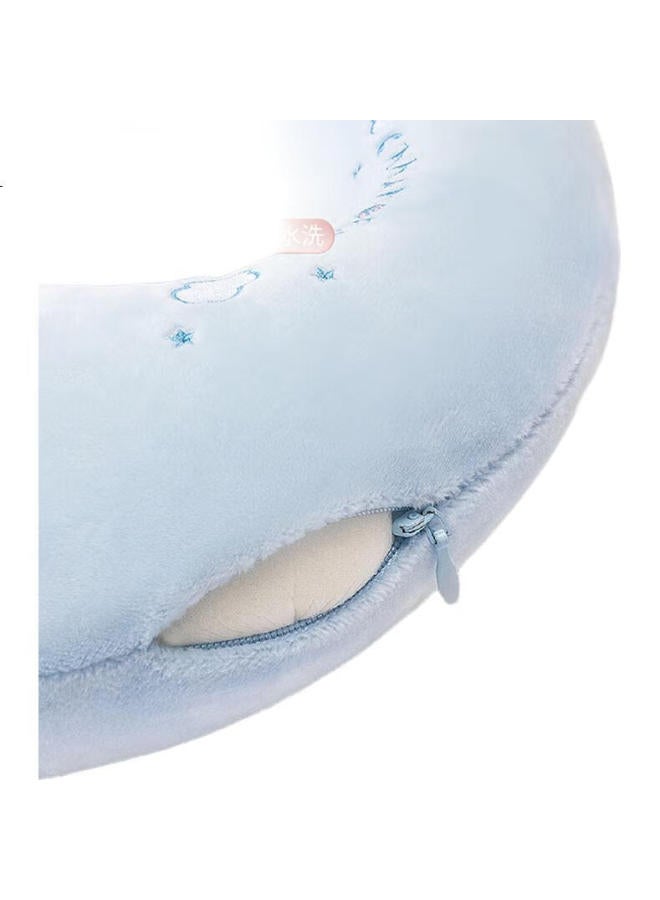 Miniso Big Ear Dog U-shaped Pillow, Memory Foam Office Nap Pillow, Travel Neck Pillow, Lunch Break Pillow, Car Headrest Pillow - Image 3