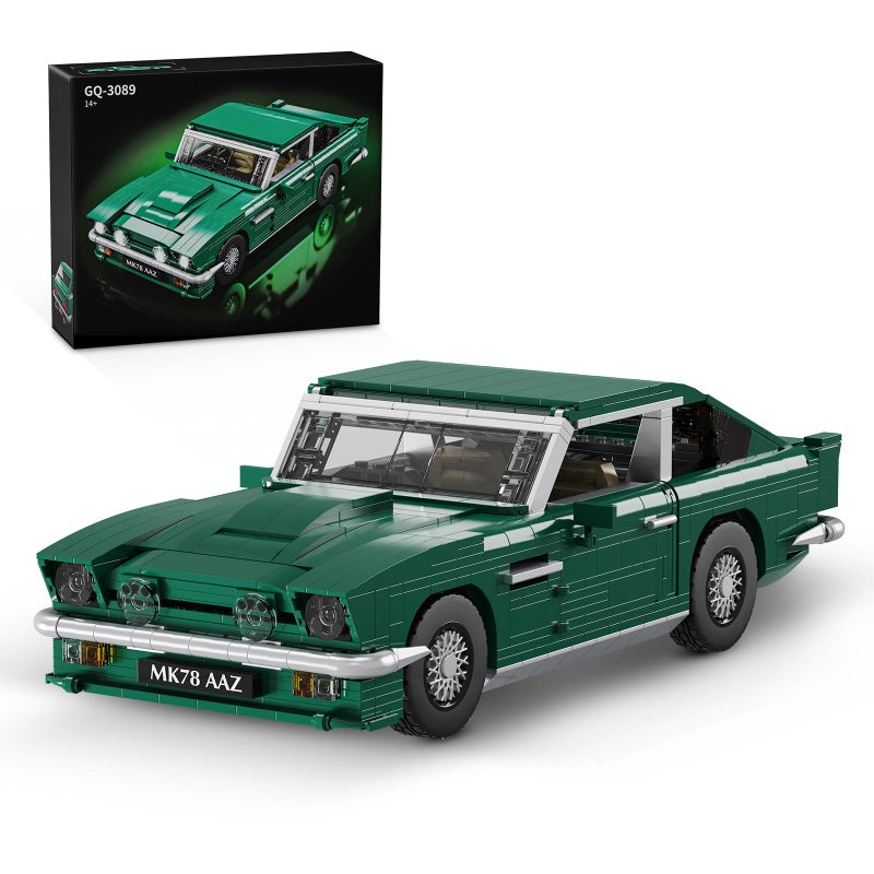 Mov stone Creater Expert GT 1976 Building Blocks Toys Compatible with Lego Car Adults Challenging Advanced Collectors Car Model Home and Office Display Collectible Gift for Adults and Teens - Image 4