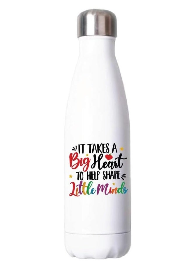 PRINTSHOP4ME - Teacher's Day Gift | Thermal Water Bottle Flask | for Teachers | Gift from Students to Teachers | Ideal for Birthday, Appreciation, Thank You Gift | 17oz - Image 1