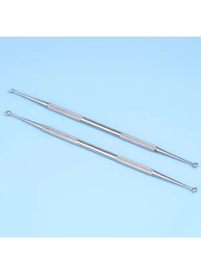 Double Ended Cylindrical Stainless Steel Tartar Remover Dental Tool - Image 5