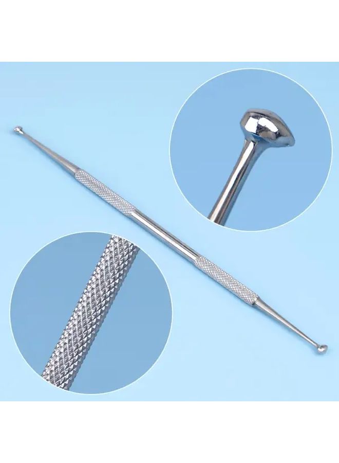 Double Ended Cylindrical Stainless Steel Tartar Remover Dental Tool - Image 2